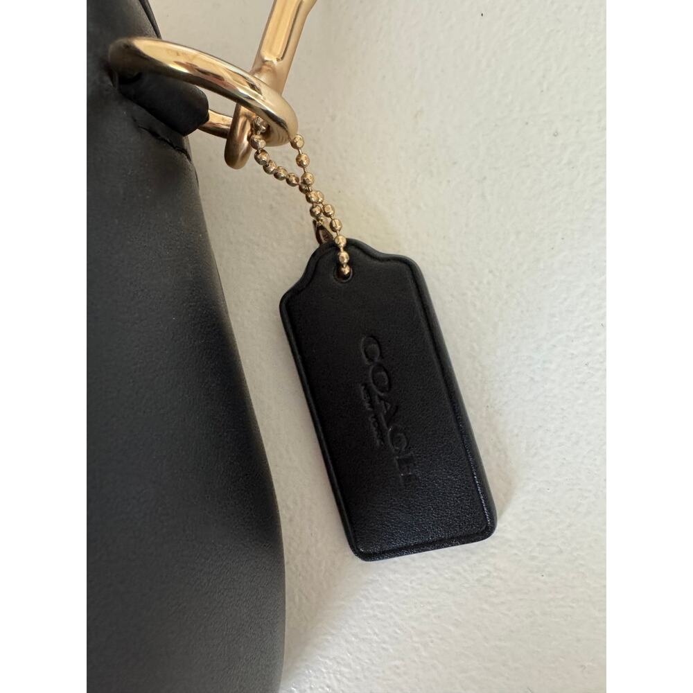 Coach Georgie Saddle Bag In Colorblock Signature Canvas Rivets $398 C3593 - Picture 7 of 12